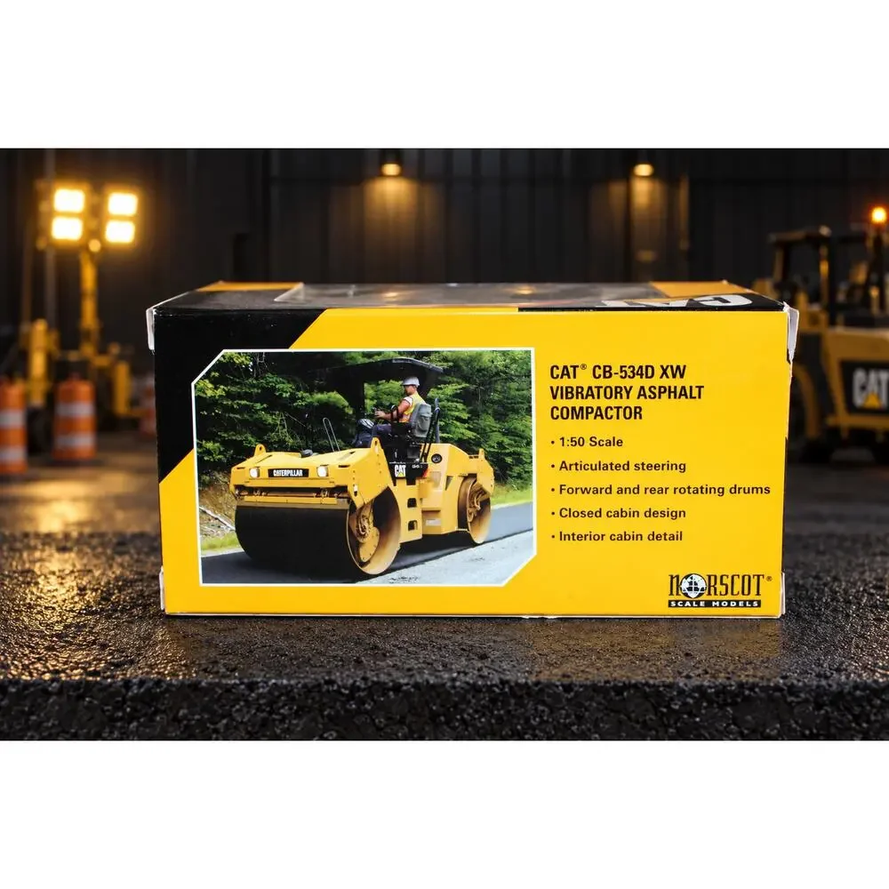 Norscot CAT CB-534D XW Asphalt Compactor 1:50 Diecast #55132
